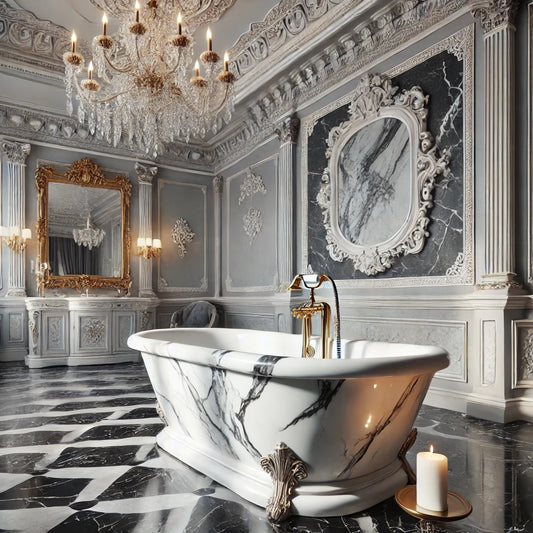 Luxury Handcrafted Marble Bathtub – Timeless Elegance