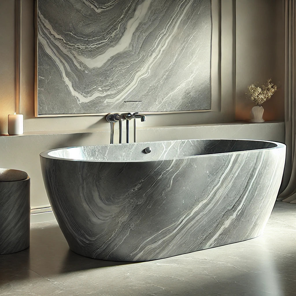 "Luxury Stone Bathtubs – Indulge in Elegance"